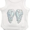 Cute Dog Clothes, Ribbed Tank Top T Shirt for Small, Medium or Large Pets, Breathable & Soft Cotton Blend (White, M)