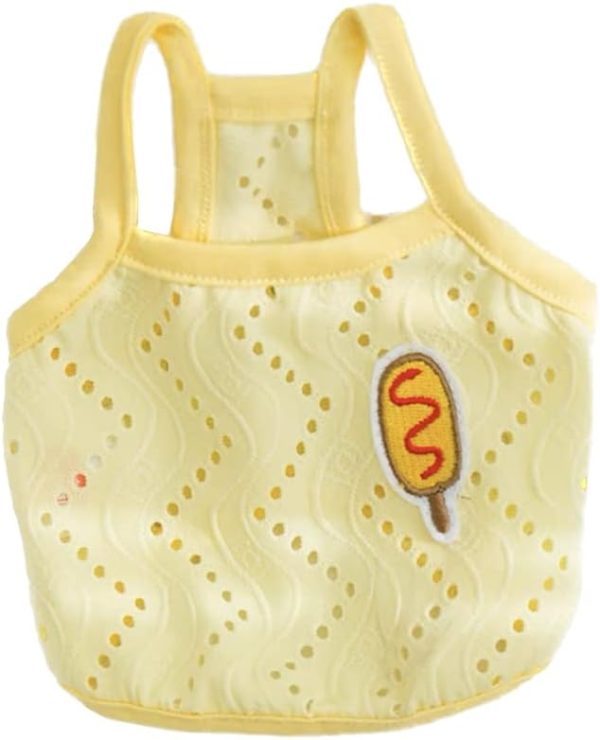 51J263nsCiL._AC_SL1001 Dog Shirt Cat Shirt Pet Vest Dog T-Shirts Soft Breathable Dog Tank Top Sleeveless Vest Dog Tee Shirt for Small Dogs