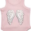 Cute Dog Clothes, Ribbed Tank Top T Shirt for Small, Medium or Large Pets, Breathable & Soft Cotton Blend (White, M)