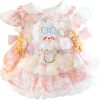 Dog Princess Dresses for Small Dogs Cat Lolita Lace Bow Clothes Candy Costume Pink Bear Pet Hoodies Girl Cute Coat Outfits Spring Costumes Summer (S,Candy Bear)