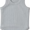 Cute Dog Clothes, Ribbed Tank Top T Shirt for Small, Medium or Large Pets, Breathable & Soft Cotton Blend (White, M)