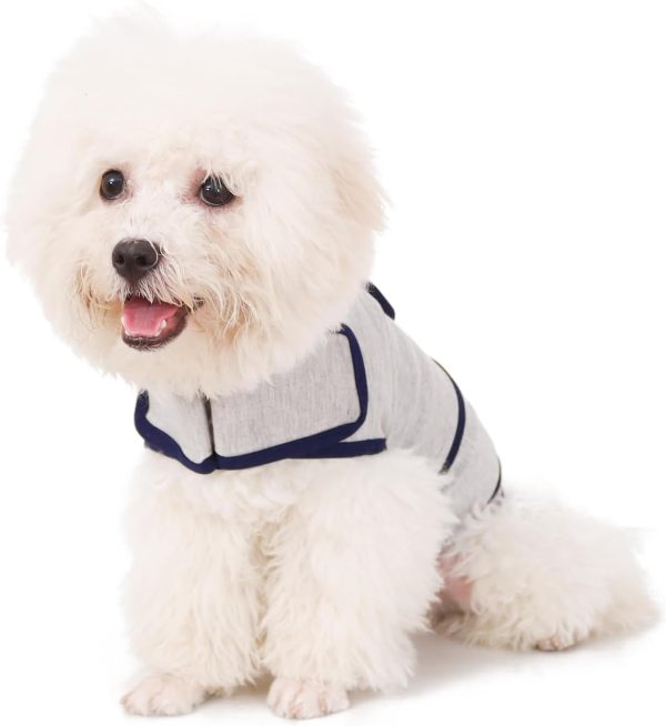 51kBtw-zBwL._AC_SL1500_0c317f38-775d-4714-be29-27f1657e0f39 Dog Anxiety Vest, Comfort Dog Anxiety Relief Coat, Breathable Dog Calming Vest for Thunderstorm, Travel, Fireworks, Vet Visits(Dog Calming Vest Light Grey Blue S)