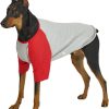 Dog Shirt for Small and Large Dogs Raglan Cotton T-Shirts Soft Breathable Dog Shirts pet Clothes Gray Series (Large, Gray/Mint)