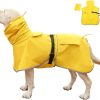 Pet Large Dog Raincoat Apparel Poncho Waterproof for Medium Large Sized for Dog Raincoat (Green, 6XL)