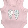 Cute Dog Clothes, Ribbed Tank Top T Shirt for Small, Medium or Large Pets, Breathable & Soft Cotton Blend (White, M)