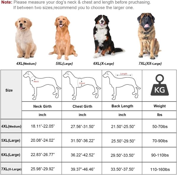 Pet Large Dog Raincoat Apparel Poncho Waterproof for Medium Large Sized for Dog Raincoat (Green, 6XL)