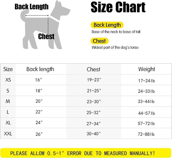 Dog Raincoat - Waterproof Dog Winter Jackets Windproof Coat with Velvet Inner Winter Dog Rain Coat with Reflective Strip,Black XL