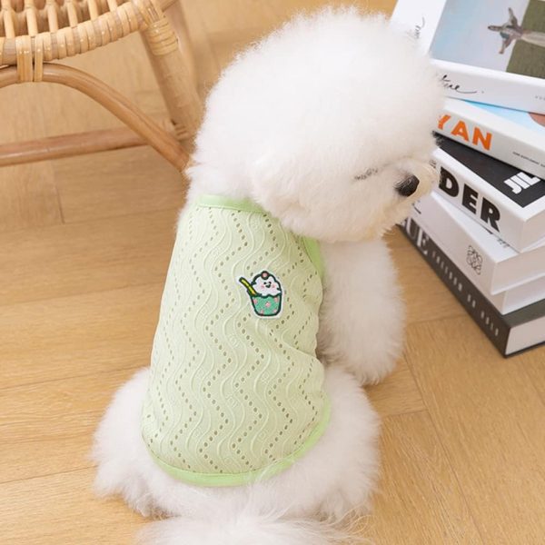 615xfFejkzL._AC_SL1001 Dog Shirt Cat Shirt Pet Vest Dog T-Shirts Soft Breathable Dog Tank Top Sleeveless Vest Dog Tee Shirt for Small Dogs