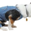 Dog Denim Jumpsuit Overalls, Dog Jeans Overalls Clothes, Puppy Costumes for Small Medium Dogs Cat