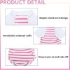 Dog Clothes for Small Dog, Breathable Stretchy Dog Raglan Shirt, Soft Comfortable Cat Puppy Kitten Pet Apparel Outfits (S（1-4lb）, Orang Blue & White Pink)