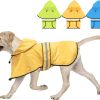 61EU5y1n-uL._AC_SL1500 Dog Raincoat-Reflective Dog Rain Coat with Hoodie, Waterproof Lightweight Adjustable Dog Rain Jacket Poncho Slicker for Small Medium and Large Dogs (Medium, Blue)
