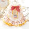 Dog Princess Dresses for Small Dogs Lolita Clothes Costume Pet Hoodies Girl Cute Coat Outfits Spring Costumes (S,Yellow)
