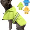 61HJAbjh6cL._AC_SL1500 Dog Raincoat-Reflective Dog Rain Coat with Hoodie, Waterproof Lightweight Adjustable Dog Rain Jacket Poncho Slicker for Small Medium and Large Dogs (Medium, Blue)