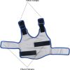 Dog Anxiety Vest, Comfort Dog Anxiety Relief Coat, Breathable Dog Calming Vest for Thunderstorm, Travel, Fireworks, Vet Visits (S,Light Grey)