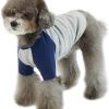 Dog Shirt for Small and Large Dogs Raglan Cotton T-Shirts Soft Breathable Dog Shirts pet Clothes Gray Series (Large, Gray/Mint)