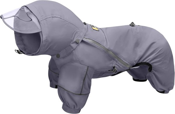 61WLHuKJSdL._AC_SL1500 Dog Raincoat, Extra Waterproof Dog Rain Jacket for Wet Weather|Full Wrap Design for Full Protection, Adjustable&Easy to Wear, Features Detachable Cap and Reflective Strip,Size 2XL