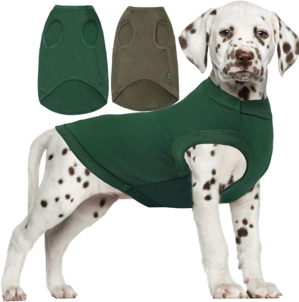 Dog Shirt,Combed Cotton T-Shirts,Soft Cool Boy Girl Tee for Small Dogs Kitty Puppy Chihuahua,Grey Striped S