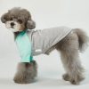 Dog Shirt for Small and Large Dogs Raglan Cotton T-Shirts Soft Breathable Dog Shirts pet Clothes Gray Series (Large, Gray/Mint)