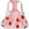 Dog Dresses Yellow Pineapple Small Puppy Dress Spring Summer Girls Lightweight Pet dresses