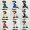 Dog Shirt for Small and Large Dogs Raglan Cotton T-Shirts Soft Breathable Dog Shirts pet Clothes Gray Series (Large, Gray/Mint)
