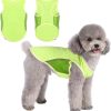 UPF 50+ Sun Protection Dog Shirt,Quick-Dry Soft Dog Clothes for Medium Dogs Boy, Breathable Lightweight Dog Tshirts with Reflective Strip Sleeveless Dog Vest Pet Apparel Cat Outfit