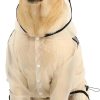 71-EX1fhvfL._AC_SL1500 Dog Raincoat, Pet Rain Coat, 4 Legs Dog Rain Jacket with Reflective Stripe, Water Proof Dog Poncho Snow Clothes for Small Medium Large Dogs