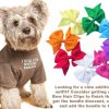 Cute Dog Clothes,Dog T Shirt for Medium Dogs.Dog Clothes for Small Dogs Girl Boy,Puppy.Breathable Soft Dog Costume for Pet Dogs Cats, Pet Pullover Jumper, Cat Clothes (L-(10~17lb), Chest~18", Khaki)