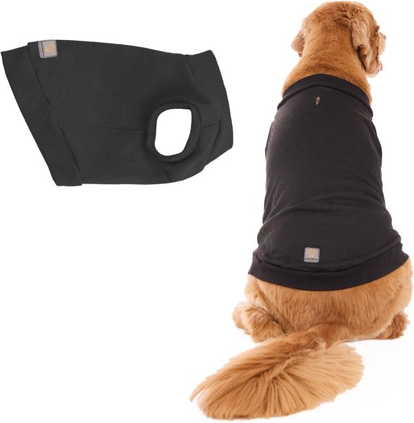 Casual Stretch Comfort Cotton Dog Sweatshirt Sweater Vest for Small Dogs, Medium Dogs, Big Dogs (X-Small, Royal Blue)