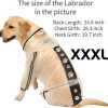 718Ru91Z7OL._AC_SL1500 Dog Raincoat, Pet Rain Coat, 4 Legs Dog Rain Jacket with Reflective Stripe, Water Proof Dog Poncho Snow Clothes for Small Medium Large Dogs