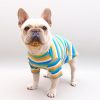 Small Dog Shirts for Small Dogs, Stretchy Dog Summer Clothes French Bulldogs Clothes, Striped Designer Dog Clothes Shirts for Dogs Cats, Puppy Shirts for Small Dogs Boy Girls (M)