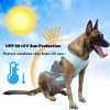 UPF 50+ Sun Protection Dog Shirt,Quick-Dry Soft Dog Clothes for Medium Dogs Boy, Breathable Lightweight Dog Tshirts with Reflective Strip Sleeveless Dog Vest Pet Apparel Cat Outfit