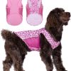 UPF 50+ Sun Protection Dog Shirt,Quick-Dry Soft Dog Clothes for Medium Dogs Boy, Breathable Lightweight Dog Tshirts with Reflective Strip Sleeveless Dog Vest Pet Apparel Cat Outfit