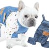 Pet Dog Denim Clothes Small Dogs Cowboy Overalls Classic Puppy Vintage Clothes Cat Apparel-XL