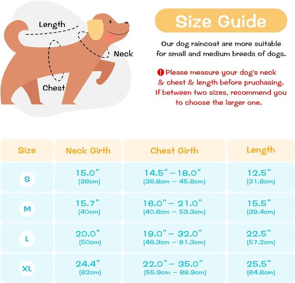 71MSVjYRWOL._AC_SL1500 Dog Raincoat-Reflective Dog Rain Coat with Hoodie, Waterproof Lightweight Adjustable Dog Rain Jacket Poncho Slicker for Small Medium and Large Dogs (Medium, Blue)