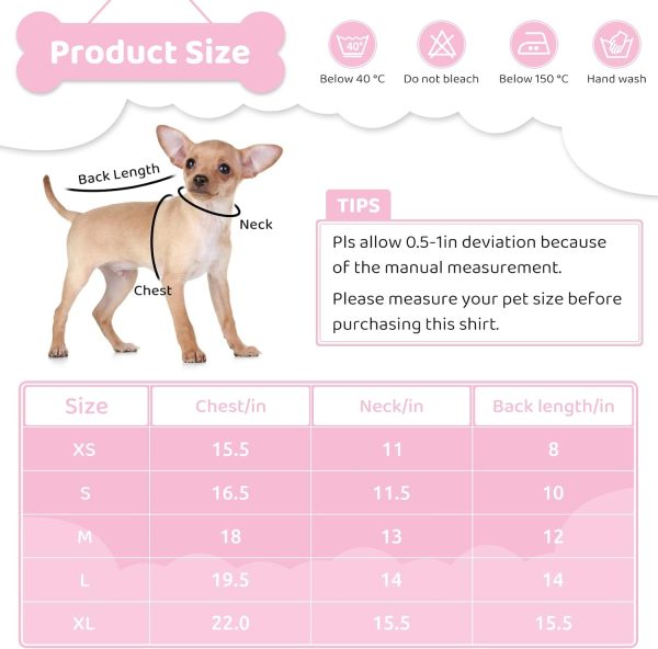 Pet Dog Striped T-Shirt Dogs Cats Cotton Vest Spring Summer Pet Apparel Tee Shirt Suitable for Small and Medium Large Pets French BullDog Bichon