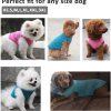 Dog Summer T-Shirts Striped Cotton Vest,Pet Breathable Soft Basic Clothes for Small Medium Larg Boy Girl Dogs,L