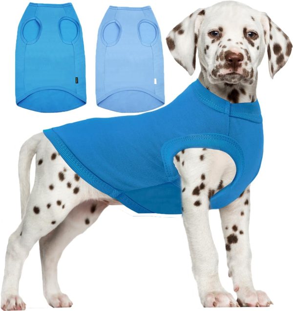 71TC6Ko3YLL._AC_SL1483 Dog Shirt,Combed Cotton T-Shirts,Soft Cool Boy Girl Tee for Extra Large Dogs Labrador,Pink Rose Striped XXXL