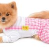 Dog Outfits for Small Dogs Boy Girls Summer Shirts with Plaid Pants Jumpsuits One Piece Apparel for Cats Puppies Chihuahua Clothes Adorable Overalls for Medium Pets 4 Legs Spring