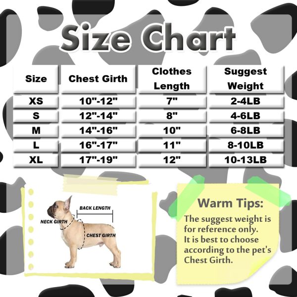 Small Dog Harness Vest with Leash Set, Cow Print Dog Overalls, Soft Pet Shirt for Cats Puppy Small Dogs M