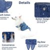 Polka Dot Big large Dog Princess Dress Tutu Skirt Golden Retriever Pitbull Summer Dog Clothes Hoodie Costume (XXXL, Blue)