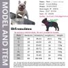 Cooling Harness Vest for Dogs French Bulldog Summer Cooling Vest Outdoor Dog Jacket Safety Reflective Vest Cooler Jacket Sun-Proof Pet Coat Vest for Frenchie(M)