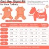 Dog Small Dog Shirt Pjs Soft Cotton Puppy Clothes Cute Spring Summer Dog Clothes for Small Dogs Girl Boy Chihuahua Stretchy Dog Onesies for Small Dogs Cats Jumpsuit Outfits