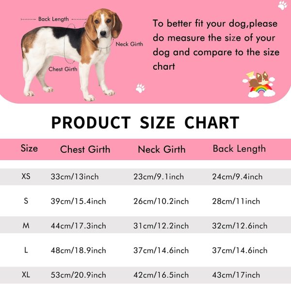 Waterproof Dog Raincoat Jacket with Hood Lightweight Adjustable Drawstring Dog Raincoat Poncho for Small Medium Puppy (Pink, M)