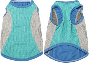 Dog Clothes Cooling Shirts for Small Dogs Boy Girl Yorkie Chihuahua,Summer Dog Cooling Vest Breathable Pet Mesh T-Shirts Quick Dry Doggy Clothes for Small Medium Large Dogs Apparel