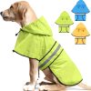 71yKE2y_94L._AC_SL1500 Dog Raincoat-Reflective Dog Rain Coat with Hoodie, Waterproof Lightweight Adjustable Dog Rain Jacket Poncho Slicker for Small Medium and Large Dogs (Medium, Blue)