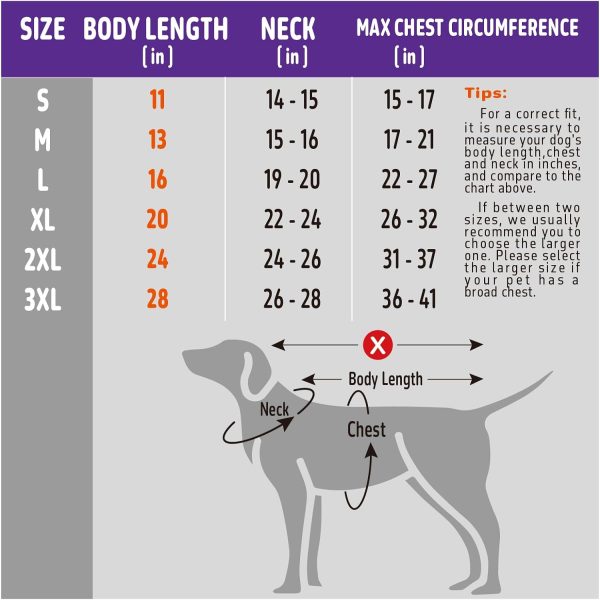 Dog Raincoat Reversible, Single Side Slicker Poncho Adjustable waterproof Dog Rain Jacket with Leash Hole/Reflective Stripe Hooded Snowproof Windproof Clothes for Small to 3X-Large Dogs, L