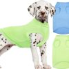 Dog Shirt,Combed Cotton T-Shirts,Soft Cool Boy Girl Tee for Small Dogs Kitty Puppy Chihuahua,Grey Striped S