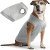 Casual Stretch Comfort Cotton Dog Sweatshirt Sweater Vest for Small Dogs, Medium Dogs, Big Dogs (3X-Large, Black)