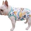 Dog Cooling Shirts Dog Summer Clothes for Small Medium Dogs and Cats, French Bulldogs Clothes Stretchy Summer Dog Clothes Dog Shirts for Small Medium Dogs, Sleeveless Planet Pattern