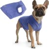 Casual Stretch Comfort Cotton Dog Sweatshirt Sweater Vest for Small Dogs, Medium Dogs, Big Dogs (3X-Large, Black)